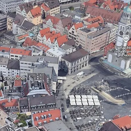 Primero City-loftdomizil I 84qm Innenstadt Rathaus I Gemeinschaftsterrasse 6 P Apartman Augsburg