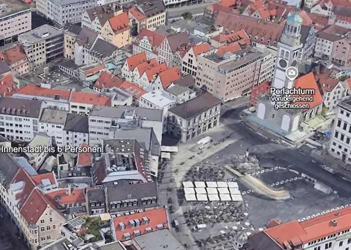 Primero City-loftdomizil I 84qm Innenstadt Rathaus I Gemeinschaftsterrasse 6 P Apartment Augsburg